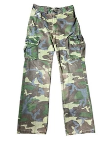 Vintage Ranger Camo Cargo Pants Army Duck Camo Frogskin 30x32 - Picture 1 of 11