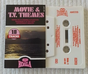 Movie & T.V Themes - Compilation Music Cassette Tape- Blade Runner,Rambo,Top Gun - Picture 1 of 6