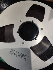 3 bobines scotch  METAL  26CM  1/4" 2pleines et 1 vide - Afbeelding 1 van 5