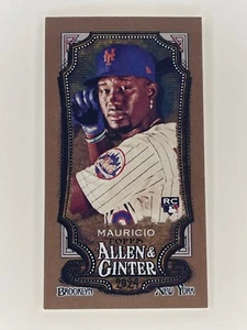 2024 Topps Allen & Ginter Ronny Mauricio Mini Gold RC - Picture 1 of 2