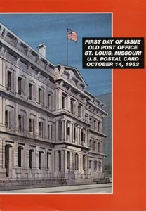 #UX97 13c Old Post Office Postal Card First Day Ceremony Program - Picture 1 of 1