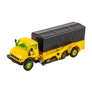 Rare Siku 361 Unimog Hubwagen Covered DBP Yellow German Diecast Truck - Picture 1 of 9