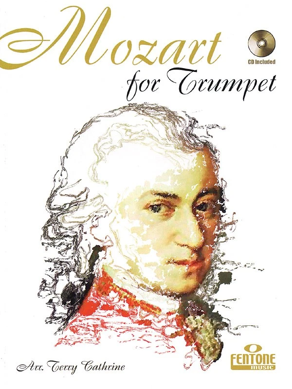 Mozart for Trumpet Solo Classical Sheet Music 11 Pieces Play-Along Book CD - Image 1 of 1