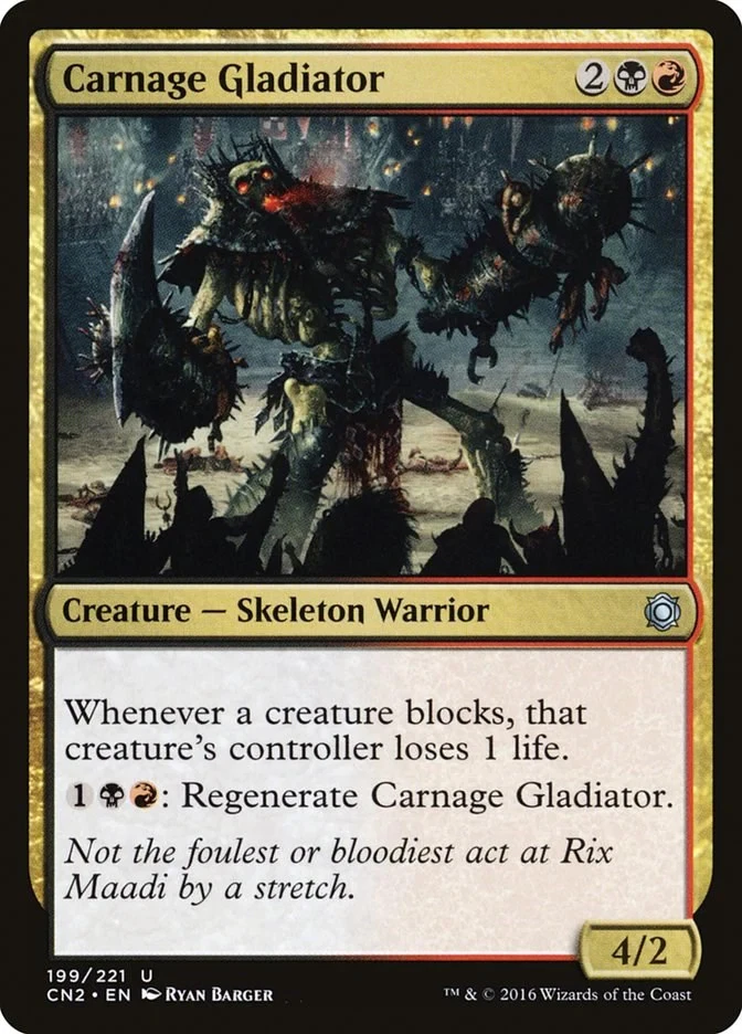 Carnage Gladiator - 199 / English / Moderately Played - Image 1 of 1