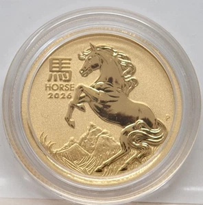 Australien 15 Dollar 2026 - Jahr des Pferdes - 1/10 Unze Gold - Bild 1 von 2