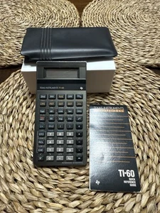 Texas Instruments TI-60 Programmable Advanced Scientific Calculator Need Battery - Picture 1 of 2