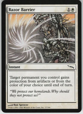 Razor Barrier C Mirrodin 17 NM - Image 1 of 2