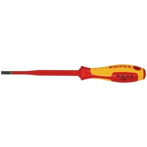 KNIPEX VDE Insulated Slotted Screwdriver 5.5 x 100mm Slim Anti Roll 98 20 55 SL - Picture 1 of 1