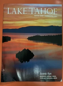 Lake Tahoe visitor sky summer fall 2025 w/Map  - Imagen 1 de 4