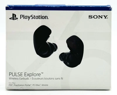 Sony PlayStation Pulse Explore Wireless Earbuds For PS5 / PC & Mobile - Black - Image 1 of 4