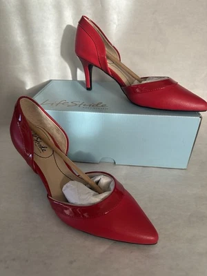 Zapatos de salón Life Stride para mujer con punta roja, talla 6,5 Foto 1 de 3