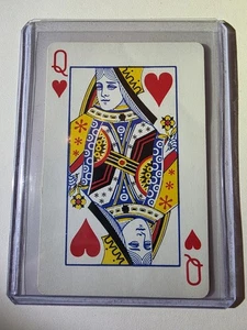 MICKEY MANTLE 78 RARE BEAUTIFUL SILVER SPORTS DECK QUEEN OF HEART PLAYING CARD - Bild 1 von 2