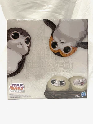 SDCC 2018 Hasbro EXCLUSIVO STAR WARS Forces of Destiny CHEWBACCA AND PORGS Set Foto 1 de 4