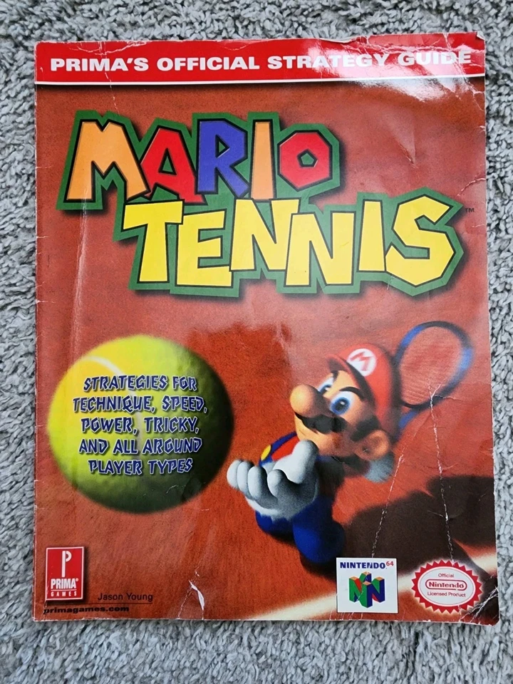 Nintendo 64 - Mario Tennis Strategy Guide - Prima Games Foto 1 de 4