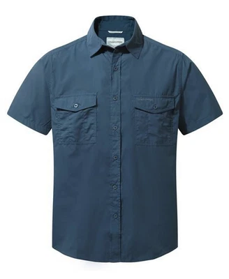 Camisas con botones Craghoppers Kiwi SS para hombre Foto 1 de 4