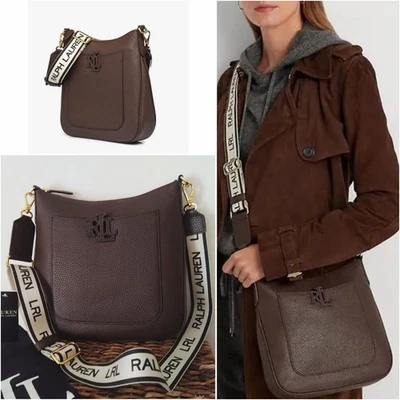 Lauren Ralph Lauren Leather Crossbody Bag Cameryn NEW with tags - Image 1 of 4