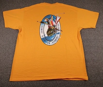 Vintage Killington Vermont Extreme Ski T Shirt Mens Size XL Yellow Y2K 2002 - Image 1 of 4