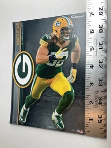 Clay Matthews Green Bay Packers Fathead 2013 NFL Tradeables Decal - Picture 1 of 2