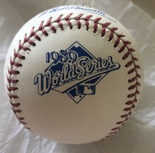 1989 World Series Rawlings MLB Official Game Baseball Oakland Athletics Boxed