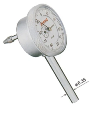 PEACOCK Back Plunger Type Dial Gauge 196A Range:5mm Holder 6.35mm Made in Japan