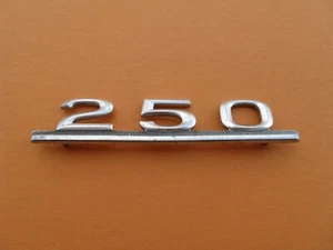 MERCEDES 250 REAR TRUNK LID EMBLEM LOGO BADGE SIGN SYMBOL USED OEM VINTAGE 45278 - Picture 1 of 5