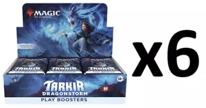 Magic MTG Tarkir: Dragonstorm PLAY Booster 6-Box CUSTODIA SIGILLATA IN FABBRICA! - Foto 1 di 1
