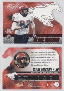 2003 Pacific Atomic CFL Red Blake Machan #15