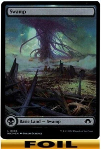 1x - SWAMP - #306 - FOIL FULL ART - Modern Horizons 3 - NM MTG - Bild 1 von 1