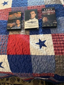 Three VHS tapes Under Sige, Left Behind and Left Behind II Tribulation Force - Picture 1 of 1