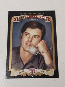 Steve Carlton Philadelphia Phillies 2012 Upper Deck Goodwin Champions Card #113