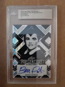 Butch Patrick 1/1 Autograph Black Wave Proof 2022 Leaf Pop Century The Munsters - Picture 1 of 2