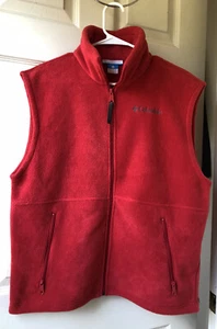 Columbia Sportswear Sleeveless Full Zip Vest Size Small Red - Picture 1 of 5