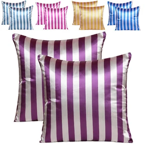 Oussum Satin Cushion Cover Pillow Covers Sateen Pillowcase for Home Sofa Decor - Picture 1 of 21