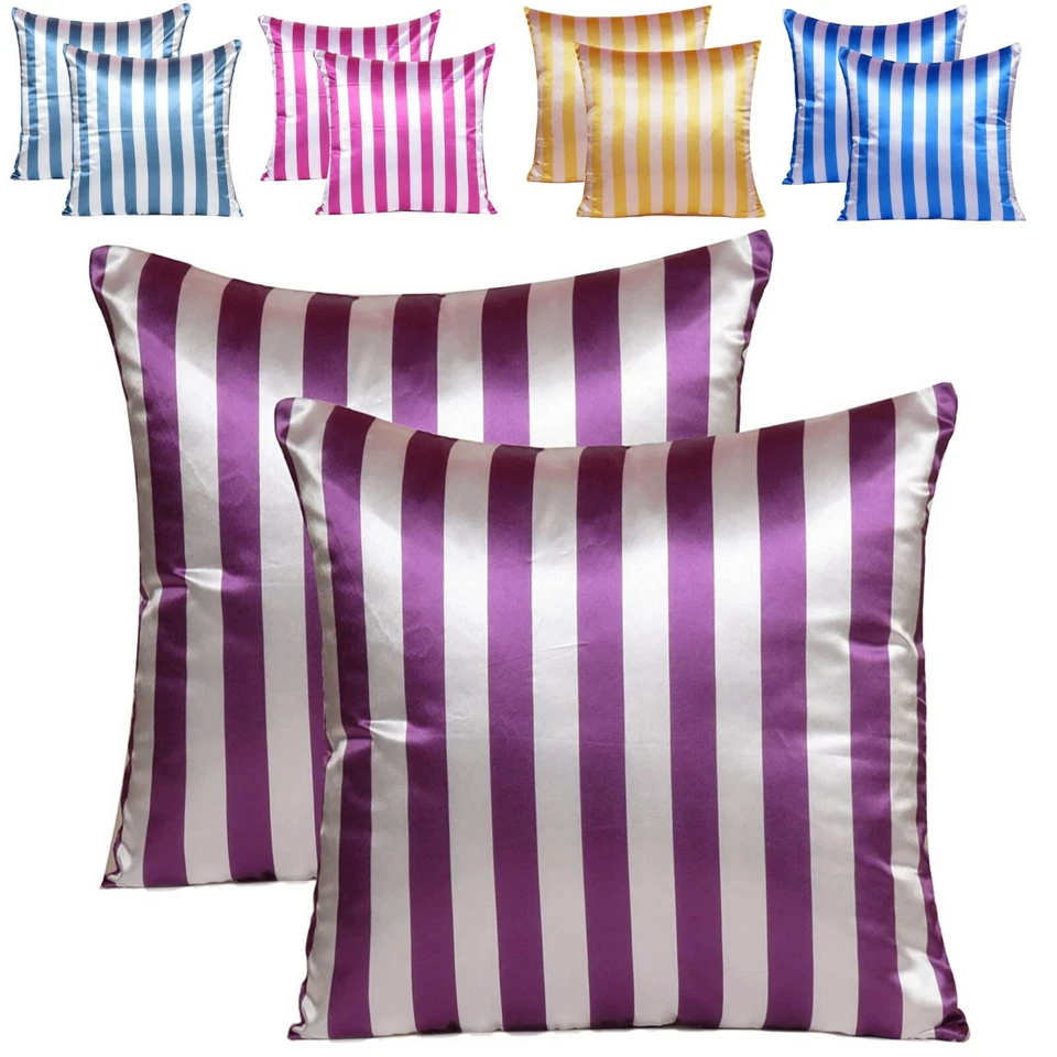 Oussum Satin Cushion Cover Pillow Covers Sateen Pillowcase for Home Sofa Decor - Image 1 of 1