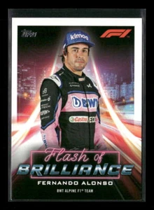 2022 Topps Formula 1 F1 #FOB-FA Fernando Alonso Flash of Brilliance - Picture 1 of 2