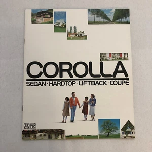 Vintage Toyota Corolla Car Sales Brochure Catalog Liftback Coupe Japanese JDM - Picture 1 of 17