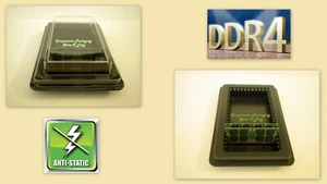 5 DDR4 Laptop Memory Sticks Packaging Case Tray fits 100 SODIMM Notebook Modules - Picture 1 of 6