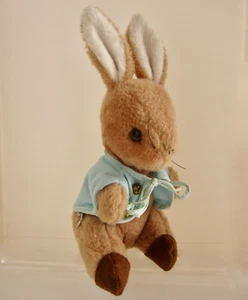 Vintage 70s Eden Plush Peter Cottontail Bunny Rabbit Beatrix Potter EASTER - Picture 1 of 7