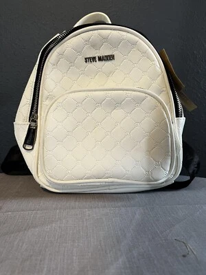 Steve Madden BBLogo Mini Vegan Backpack Lilac Fog Viral Tik Tok Trendy NWT - Image 1 of 4