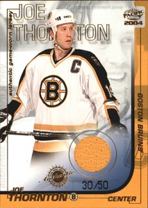 2003-04 (BRUINS) Pacific Jerseys Gold #5 Joe Thornton Jsy /50