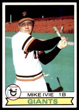 1979 Topps Baseball Card Mike Ivie J San Francisco Giants #538