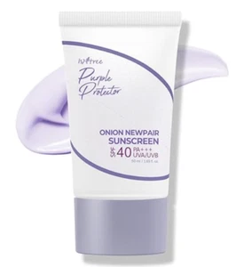 Nuevo par de protectores solares Isntree Onion SPF50+ PA++++ (50 ml) - auténtico y vendedor de EE. UU. - Imagen 1 de 7
