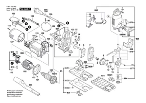 Bosch Stichsäge GST 135 CE / GST 120 E Ausgleichgewicht Pos. 7 - Bild 1 von 1
