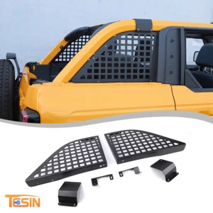Heavy Duty Rear Rack Rail Baggage Luggage Black For Ford Bronco 21+ Accessories - Bild 1 von 9