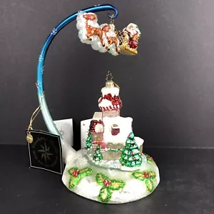 Christopher Radko Midnight Magic Christmas Hanging Ornament 3 Piece Set - Picture 1 of 11