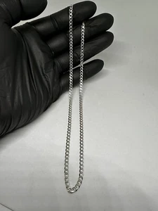 925 Sterling Silver 16in Chain Necklace Mens - Picture 1 of 3