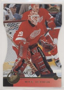 1996-97 Leaf Press Proof Mike Vernon #147 HOF