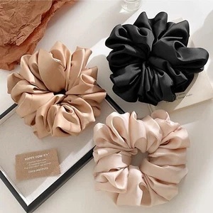 3PCS Satin Hair Scrunchies for Women Girls Satin Hair Ties Softer Than Silk S... - Picture 1 of 5