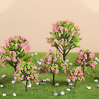10 pièces miniatures arbres modèles plante de jardin pour bâtiment décor table sable 44-12 mm