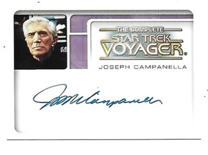 The Complete Star Trek Voyager Joseph Campanella Autographed Card A7 - Picture 1 of 2